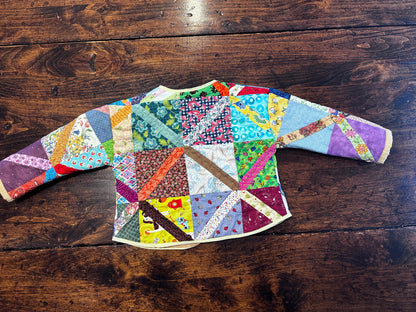 Multi-Color Kids Quilt Jacket 2-4T