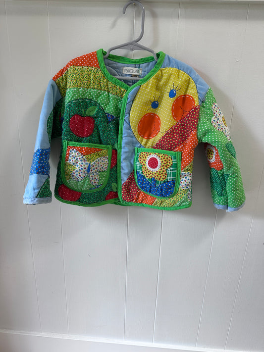 Sunny Face Garden Jacket – Size 3–4T