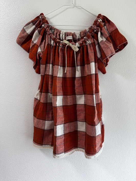 Rusty Plaid Dress